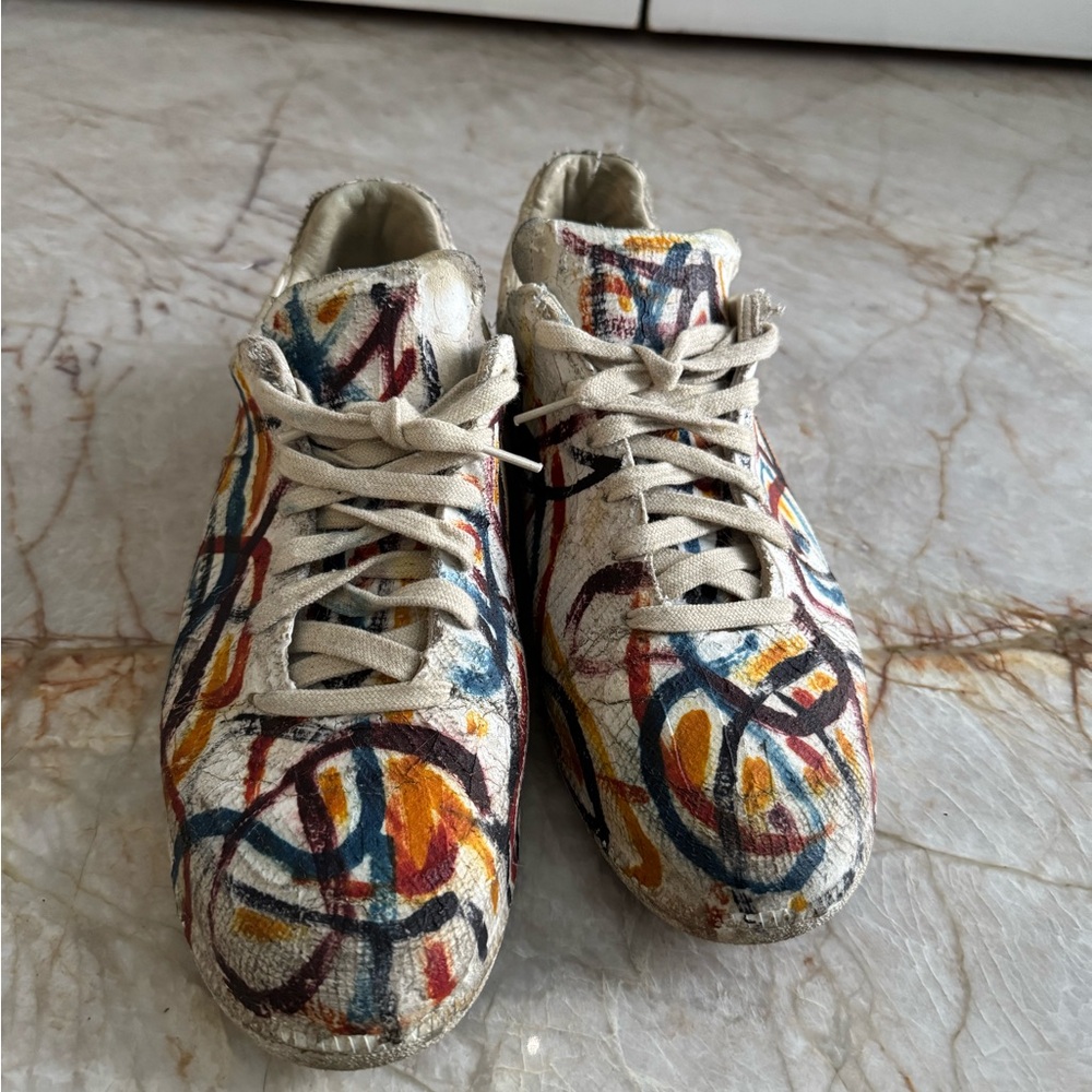 Martin Maison Margiela Baskets Graffiti Plaster Sneakers